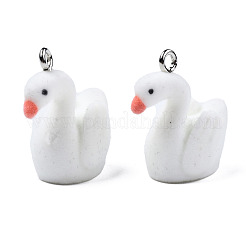 Flocky Resin Pendants&nbsp;RESI-N032-12