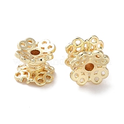 Rack Plating Brass Spacer Beads&nbsp;KK-F090-18LG