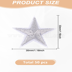 5Pcs Computerized Embroidery Cloth Iron on/Sew on Patches&nbsp;DIY-LP0001-13B