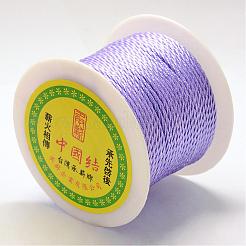ナイロン編みコード  紫色のメディア  1.0mm  約49.21ヤード（45m）/ロール&nbsp;NWIR-R026-1.0mm-672