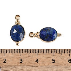 Natural Lapis Lazuli Faceted Pendans&nbsp;KK-L218-003G-07