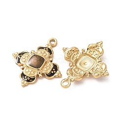 304 Stainless Steel Enamel Pendants&nbsp;SA-CBAD609-02G