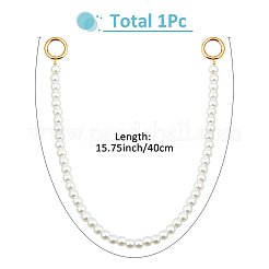 2Pcs Glass Pearl Beads Curtain Tiebacks Clips&nbsp;HJEW-FH00159
