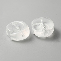 透明ガラスビーズ  スターとムーン  透明  14x12x6mm  穴：1.2mm&nbsp;GLAA-TAC0020-05B
