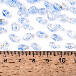 Baking Paint Transparent Glass Beads&nbsp;DGLA-T004-06K