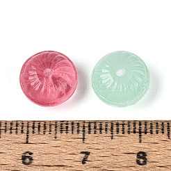Baking Paint Transparent Glass Beads&nbsp;DGLA-T004-39M