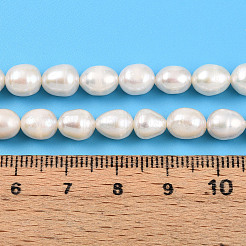 Natural Cultured Freshwater Pearl Beads Strands&nbsp;PEAR-N012-06Y-01
