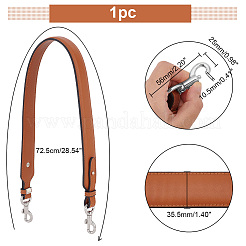 PU Leather Bag Straps&nbsp;PURS-WH0001-60B-P