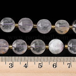 Natural Purple Phantom Quartz Purple Lodolite Quartz Beads Strands&nbsp;G-C116-A184-01