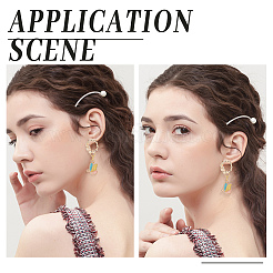 12Pcs Brass Stud Earring Findings&nbsp;KK-DC0001-48