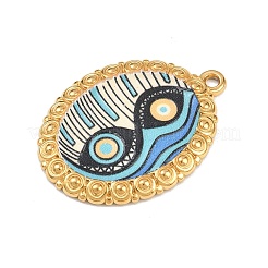 Printed 304 Stainless Steel Pendants&nbsp;STAS-C146-10B-02