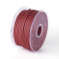 Braided Cowhide Cord&nbsp;WL-I004-3mm-D-25