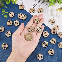 Undyed Wood Connectors Charms&nbsp;WOOD-BC0001-05