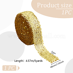 5 Yards Ployester Elastic Sequin Trimmings&nbsp;OCOR-FG0002-07A