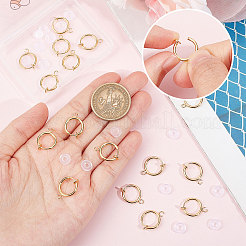 20Pcs Brass Clip-on Earring Findings&nbsp;KK-BBC0004-84