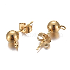 304 Stainless Steel Stud Earring Findings&nbsp;STAS-P148-07G-B