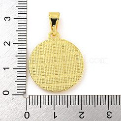 Brass Pendants&nbsp;KK-P263-14G-07