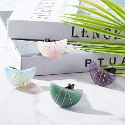 4Pcs Moon Gemstone Car Air Vent Clips&nbsp;AJEW-PH00496-02