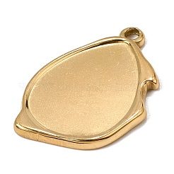304 Stainless Steel Pendant Cabochon Settings&nbsp;SA-CBA9B1E-01D-G