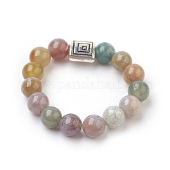 Natural & Synthetic Mixed Stone Stretch Finger Rings&nbsp;RJEW-JR00221