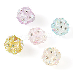 Handmade Rhinestone Clay Pave Beads&nbsp;CLAY-TAC0015-02A