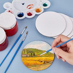 Wood and Linen Painting Canvas Panels&nbsp;DIY-NB0001-72B