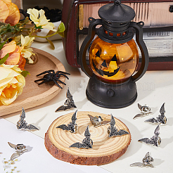 12Pcs Bat Enamel Pins&nbsp;JEWB-FH0002-63