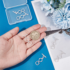 6Pcs Pack Plating Brass Toggle Clasps&nbsp;KK-BC0013-84