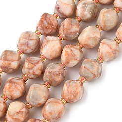 Natural Red Netstone Beads Strands&nbsp;G-U023-A13-01