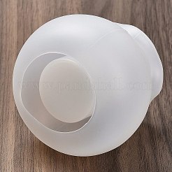 シリコンモールド  収納ボックス金型  ジェッソ樹脂鋳造金型  ホワイト  兎  64x44x56mm  内径：35mm&nbsp;DIY-K073-24