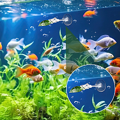 吸盤付きプラスチック製品展示クリップ  値札用  透明  11cm&nbsp;DIY-WH0430-389