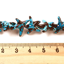 Synthetic Turquoise Dyed Beads Strands&nbsp;G-P507-04Q