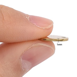 Ion Plating(IP) 304 Stainless Steel Charms&nbsp;STAS-K112-01G