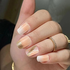 ABS Plastic Full Cover Press On False Nails&nbsp;DIY-CJC0006-15