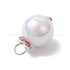Imitation Pearl Acrylic Pendants&nbsp;PALLOY-JF04349