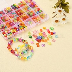 476Pcs 24 Style Transparent Acrylic Beads&nbsp;TACR-YW0001-28
