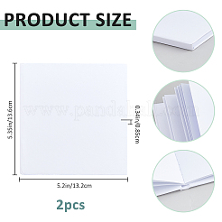 アートデッサンスケッチブック  空白のノート  正方形  136x132x8.5mm&nbsp;DIY-WH0308-772A
