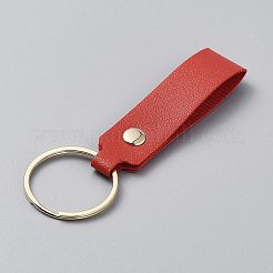 Iron & PU Leather Keychian&nbsp;KEYC-WH20005-01I