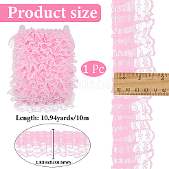 10M Polyester Pleated Lace Trim&nbsp;OCOR-CY0002-17A