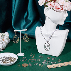 40Pcs 4 Styles Zinc Alloy Pendants&nbsp;FIND-FG0005-09