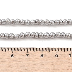 Electroplated Shell Pearl Beads Strands&nbsp;BSHE-C006-05C-X
