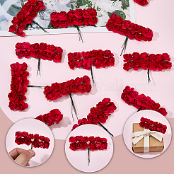 144Pcs Paper Artificial Rose Flower&nbsp;DIY-SP0005-95B
