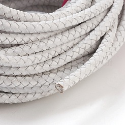 Braided Leather Cord with Core&nbsp;WL-F009-B09-6mm