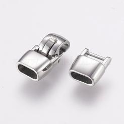 変色しにくい304ステンレススチール製の折りたたみ式留め具  ステンレス鋼色  25x9.5x7mm  穴：3x7mm&nbsp;STAS-F122-32P