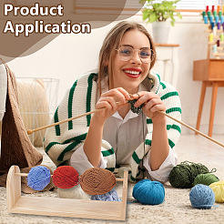 Wooden Yarn Skein Spinner&nbsp;TOOL-WH0166-062B