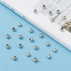 丸型真鍮コードエンドキャップ  メモリワイヤエンドキャップ  片穴  プラチナ  4mm  穴：1.6mm&nbsp;X-KK-D275-01P