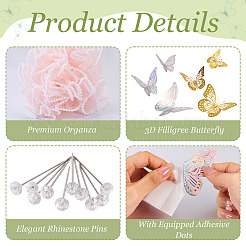 Wrinkled Wavy Polyester Flower Bouquets Wrapping Packaging&nbsp;FIND-TA0010-72A