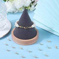 40Pcs Brass Bead Tips&nbsp;KK-BBC0010-54