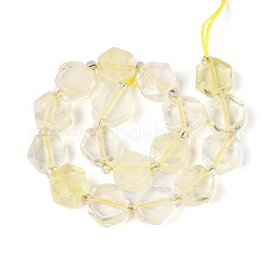 Natural Lemon Quartz(Heated) Beads Strands&nbsp;G-P534-A20-02