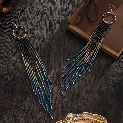 Bohemian Handmade Glass Seed Beads Dangle Earrings&nbsp;YY2599